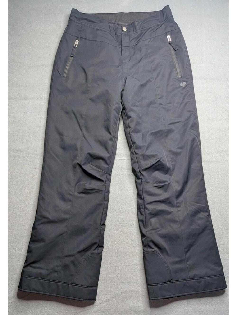 Obermeyer Ski Pants Teen XL 18 Black Insulated Youth Snow Extended Wear